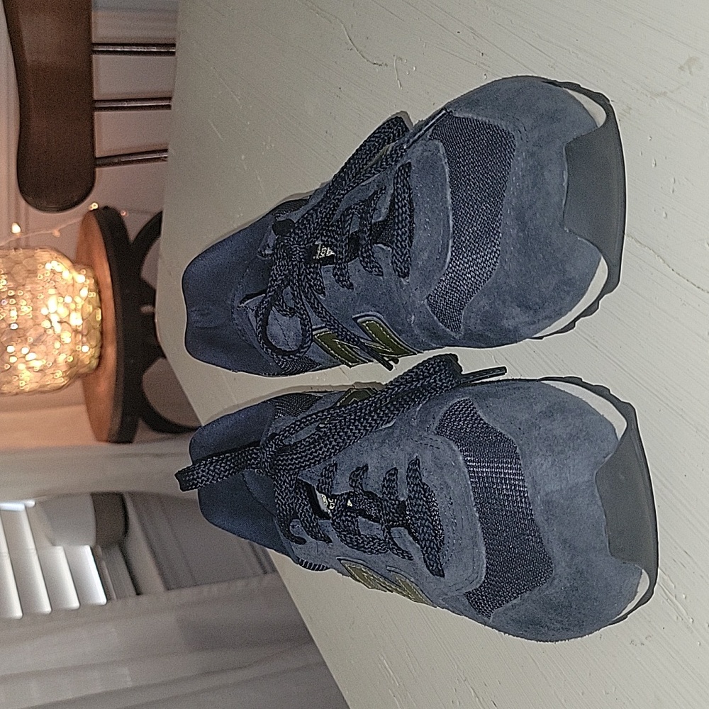 Blue Gold Original New Balance athletic shoes